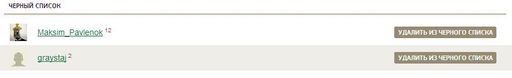 Блог администрации - Черный список или Прощай, спаммер. Обновление 19.04.2013